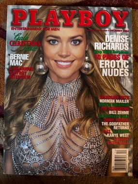 Vintage Playboy Magazine US December 2004. Denise Richards Bernie Mac